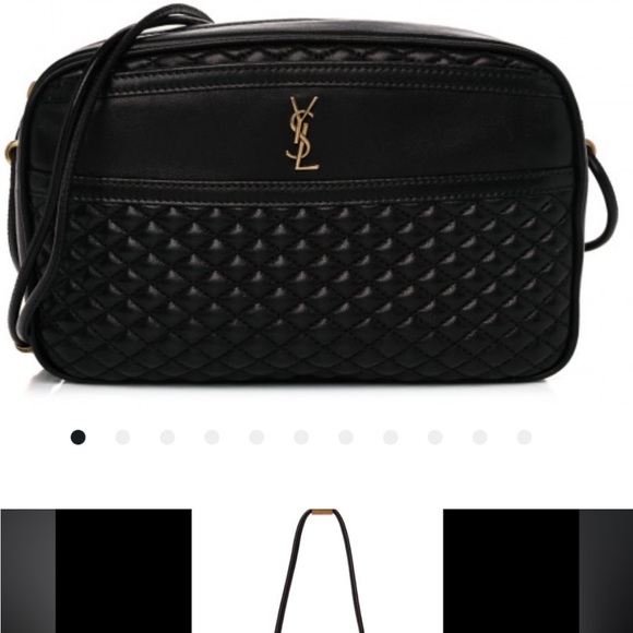 Authentic Quilted lamb skin Saint Laurent bag - Picture 5 of 7